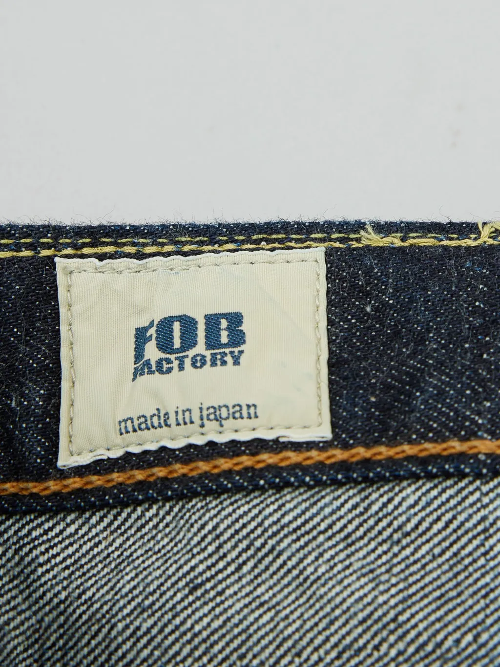 FOB Factory F151-23 14.75oz Slim Straight Jeans