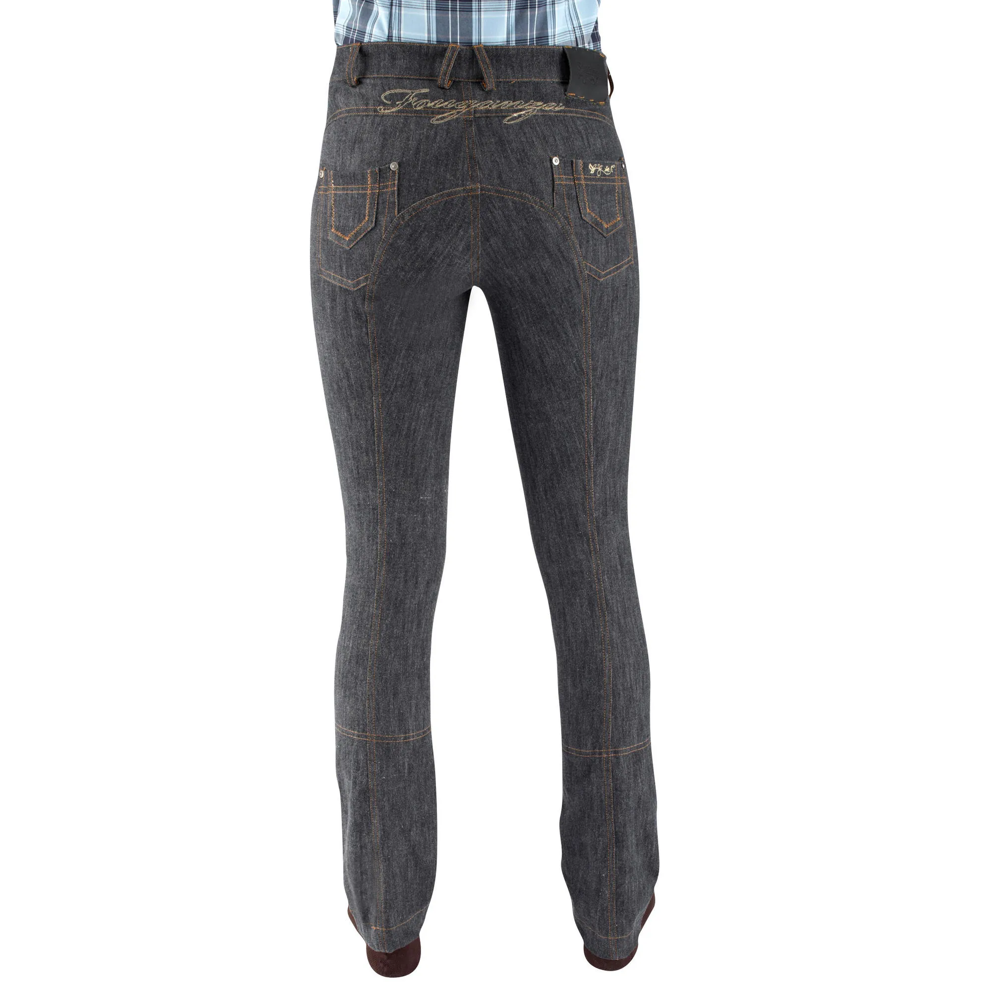 Fouganza Straight-Leg Horse Riding Jeans Women's