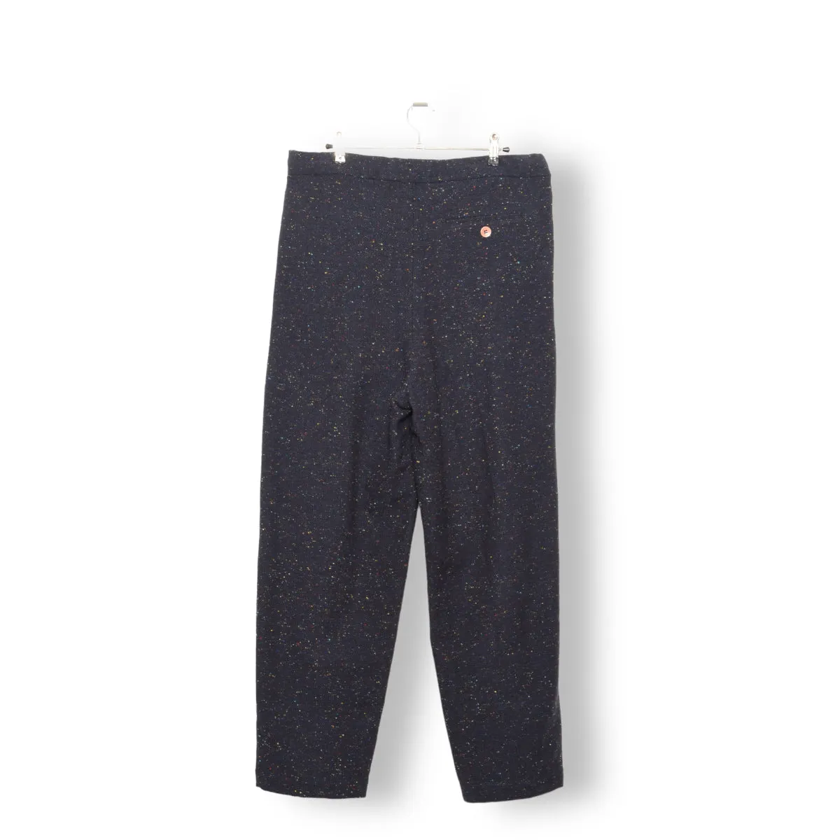 Frank Leder Dotted String Trouser navy