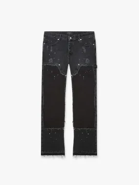 FRAYED VINTAGE CARPENTER - BLACK