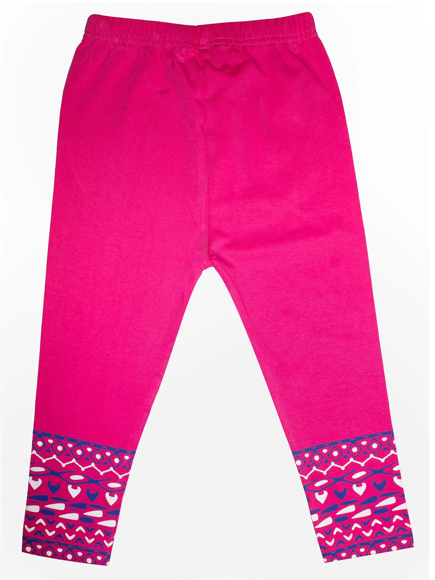 Girls Capri Legging with Print- Pack Of 2