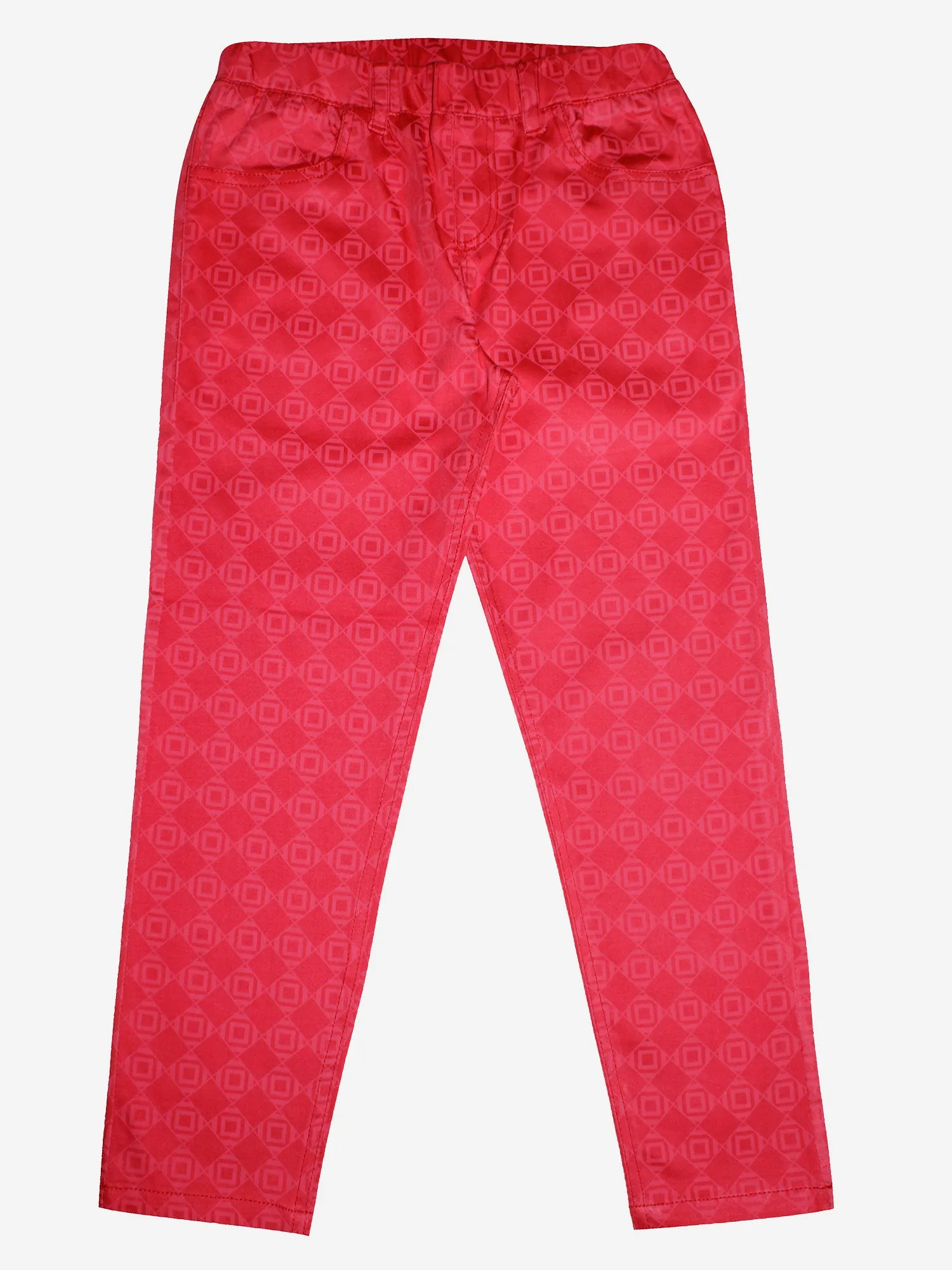 Girls Cotton Jeggings with print