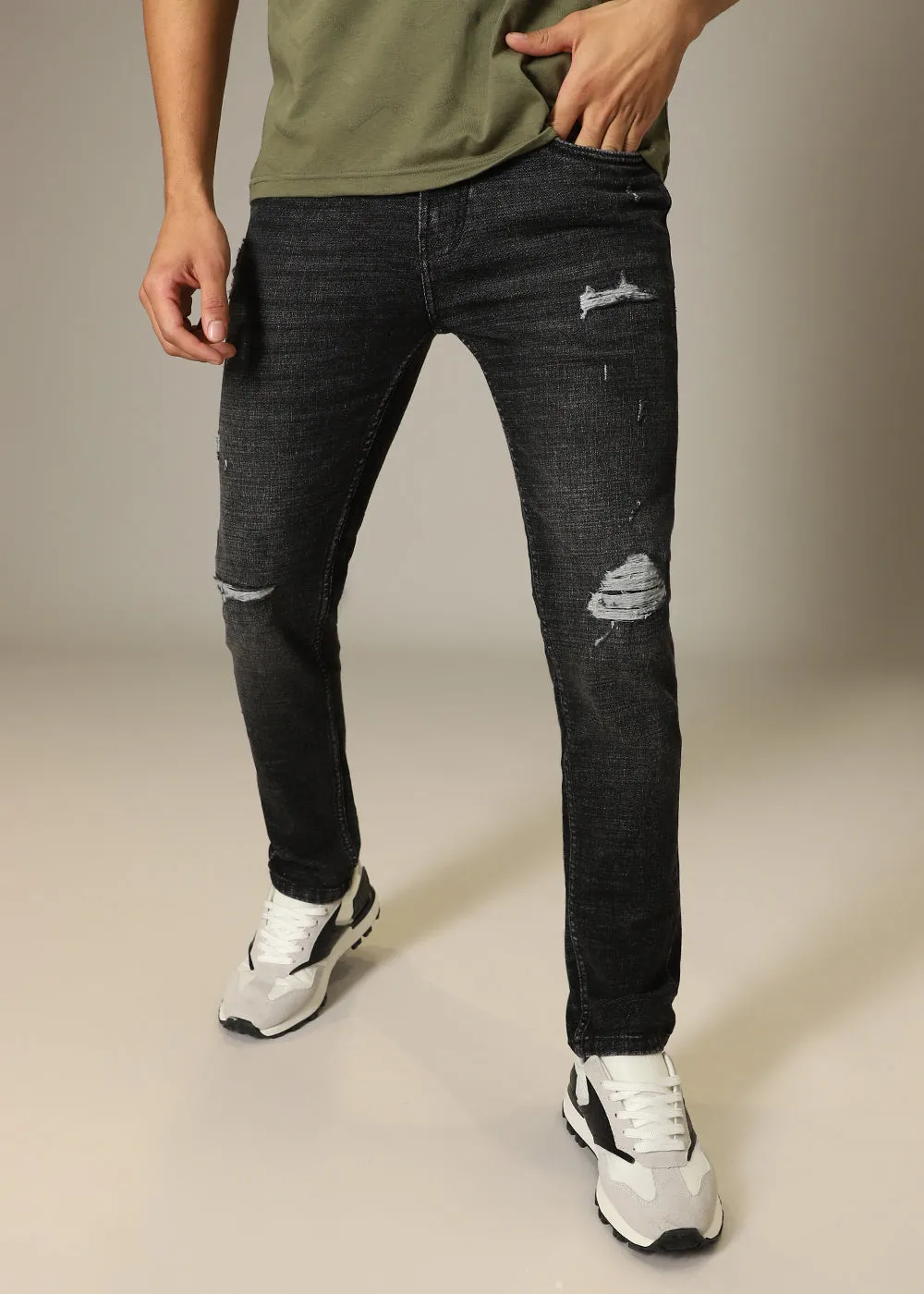 Graphite Fade Slim Fit Jeans