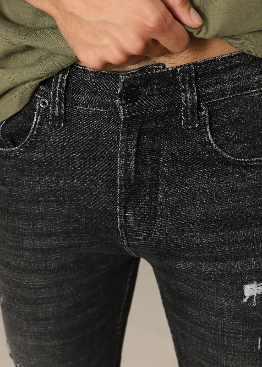 Graphite Fade Slim Fit Jeans