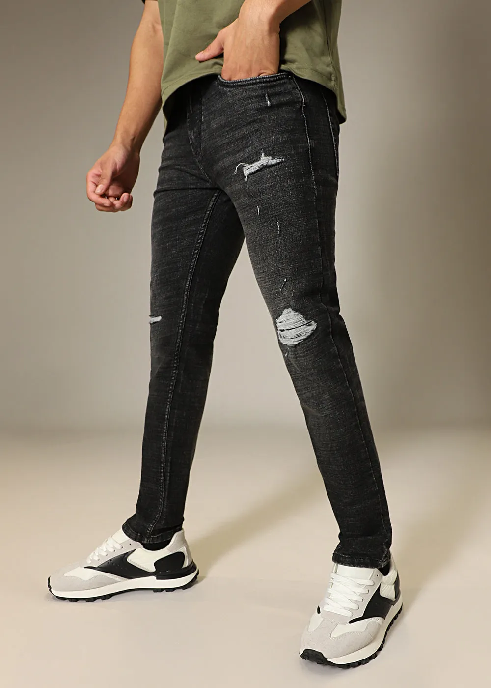 Graphite Fade Slim Fit Jeans