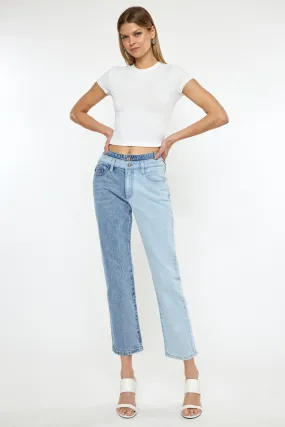 'High Hopes' High Rise Straight Jeans