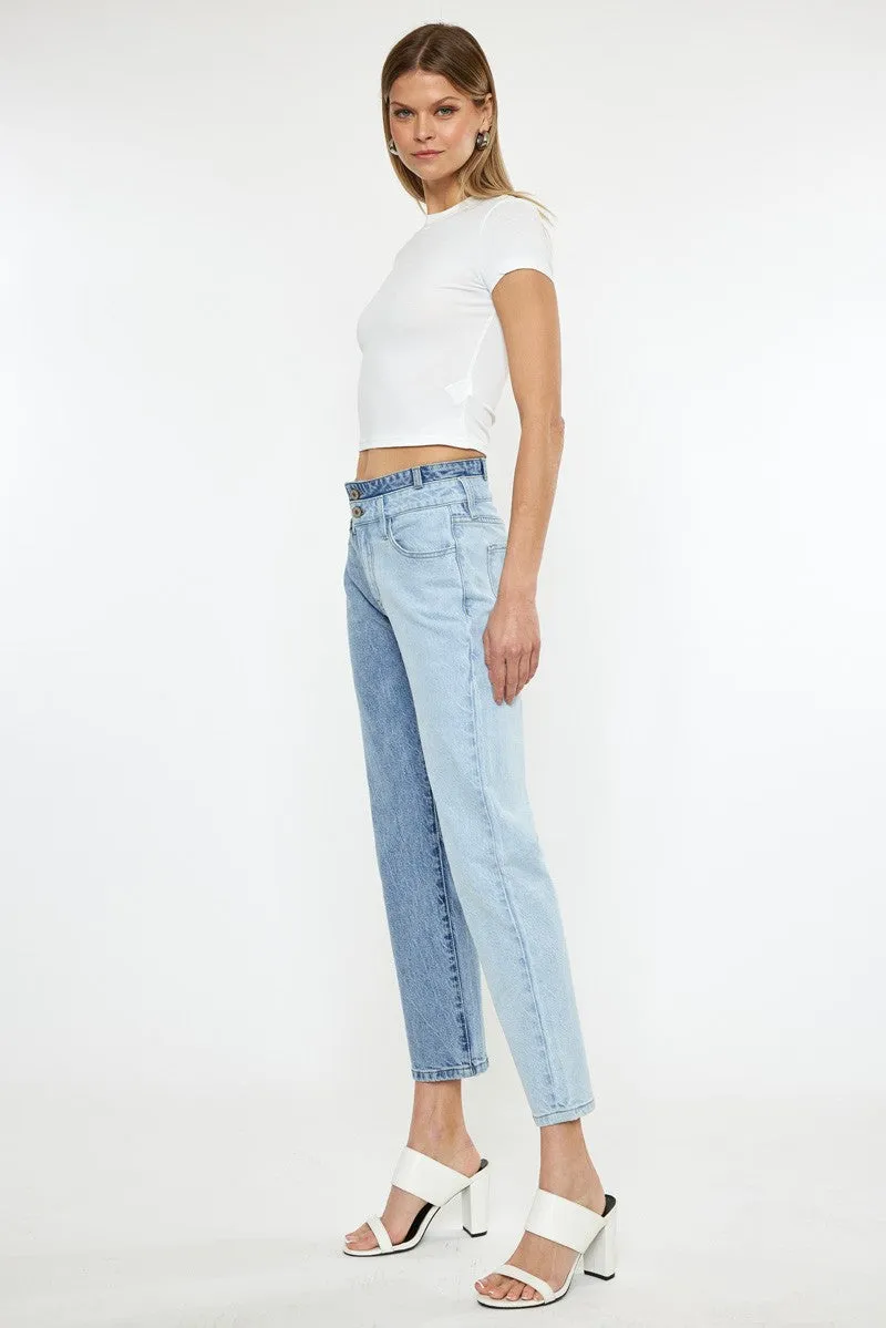 'High Hopes' High Rise Straight Jeans