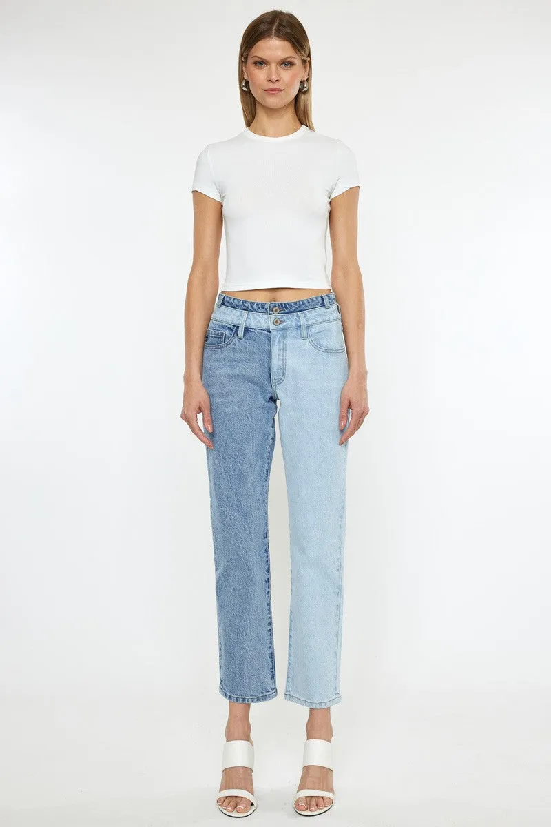 'High Hopes' High Rise Straight Jeans