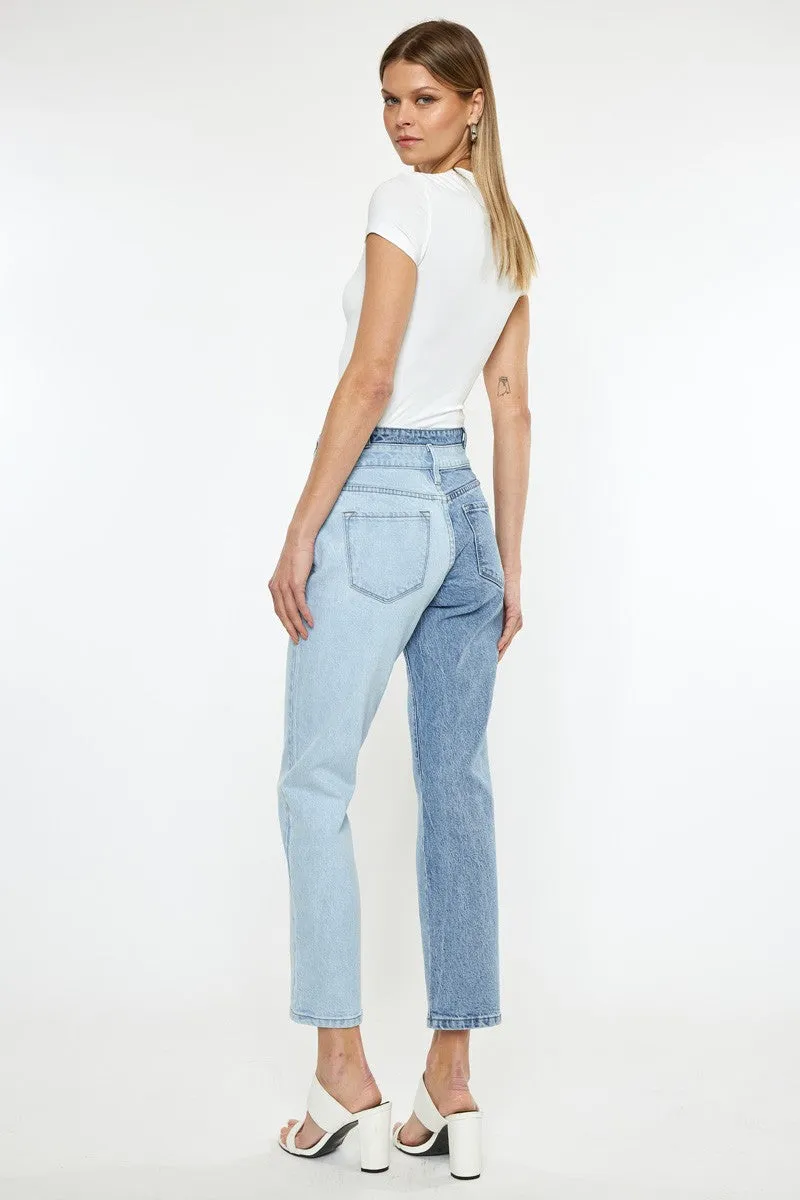 'High Hopes' High Rise Straight Jeans