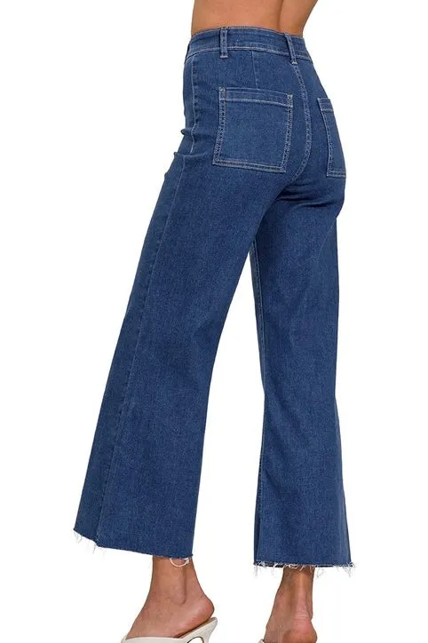 High Rise Crop Jeans