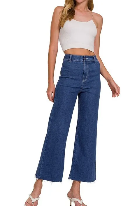 High Rise Crop Jeans