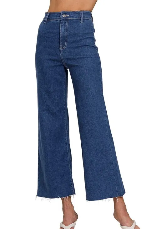 High Rise Crop Jeans