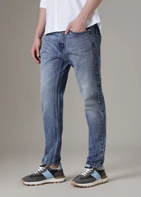 Ice Dark Blue Straight Fit Jeans