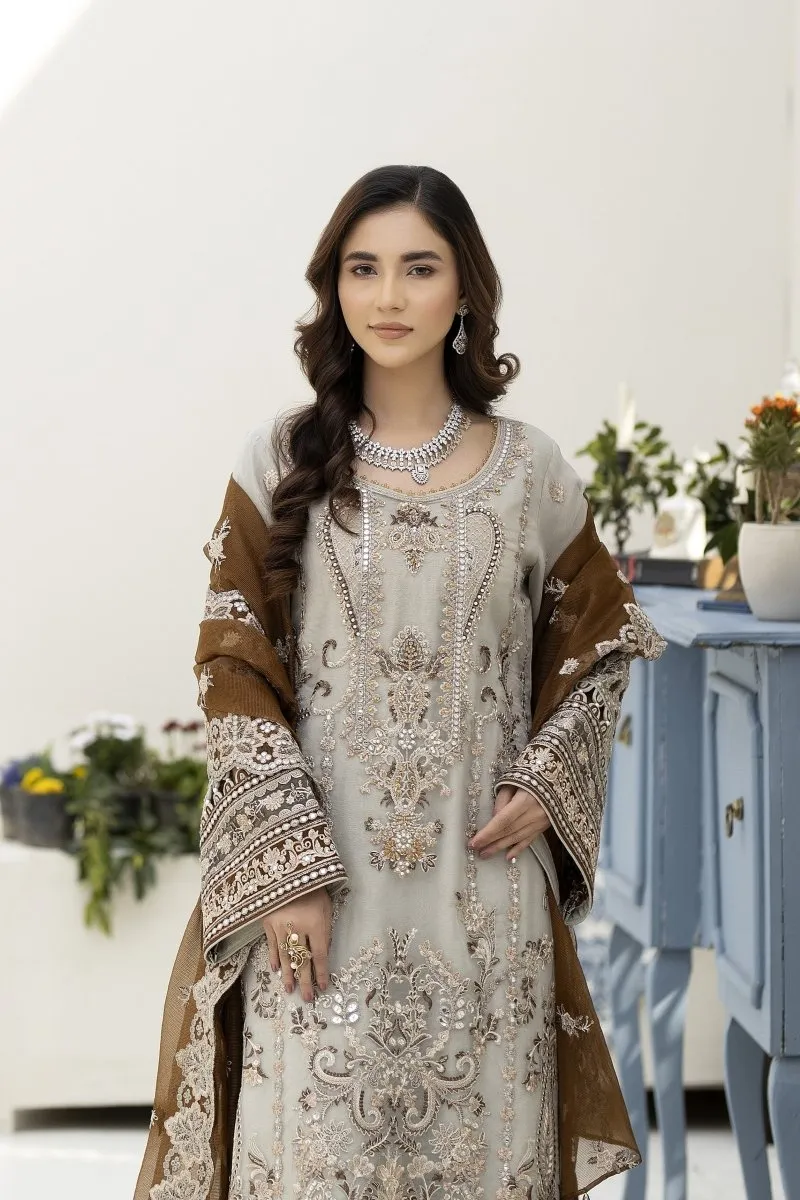 Imrozia Embellished Organza Pakistani Party Wear Suit Rashk IMR199