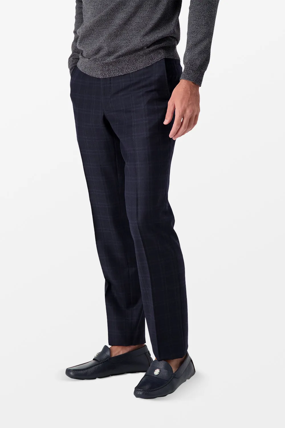 Incotex Navy/Black Classic Trousers