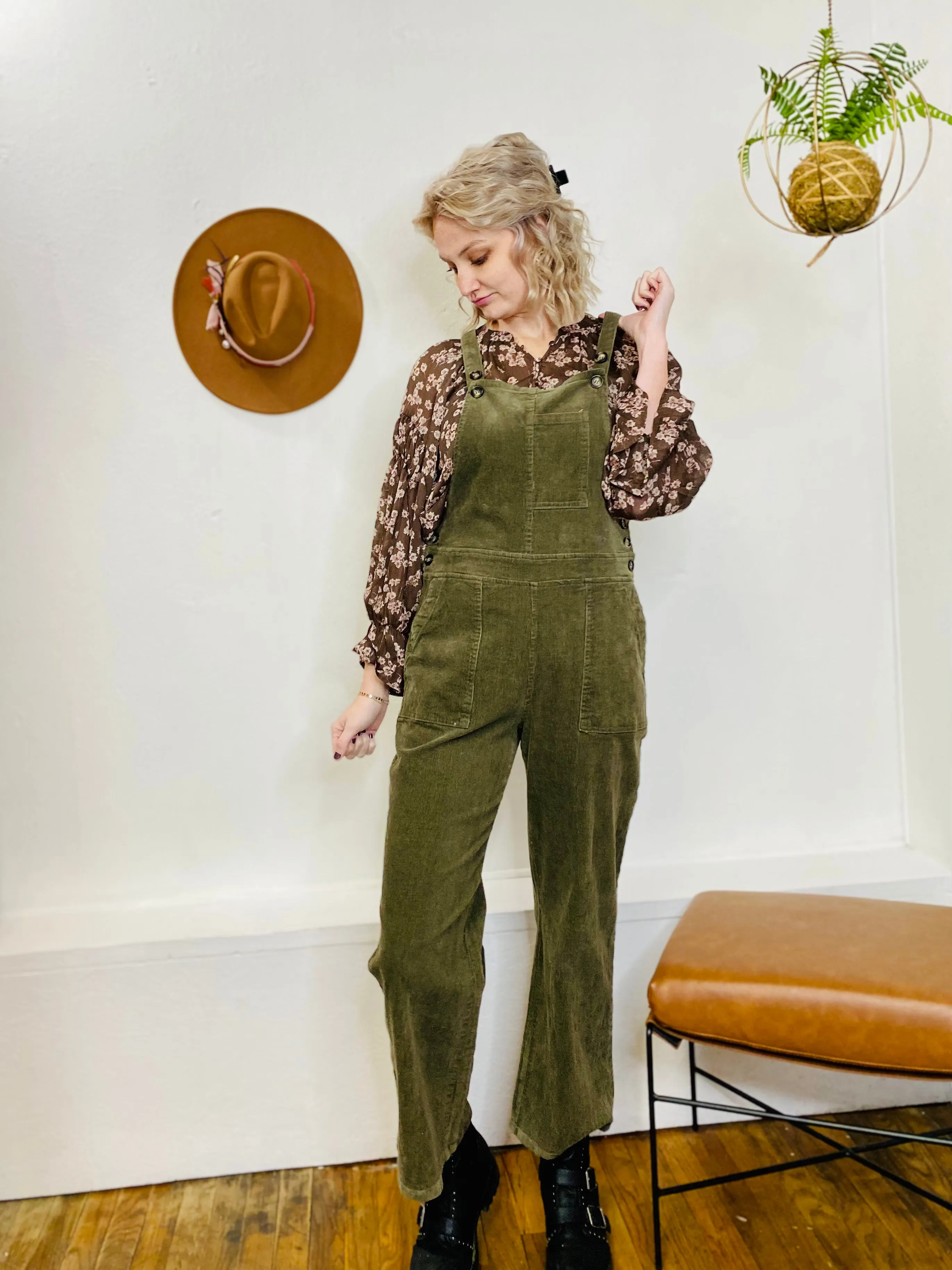 Ivy Corduroy Overalls