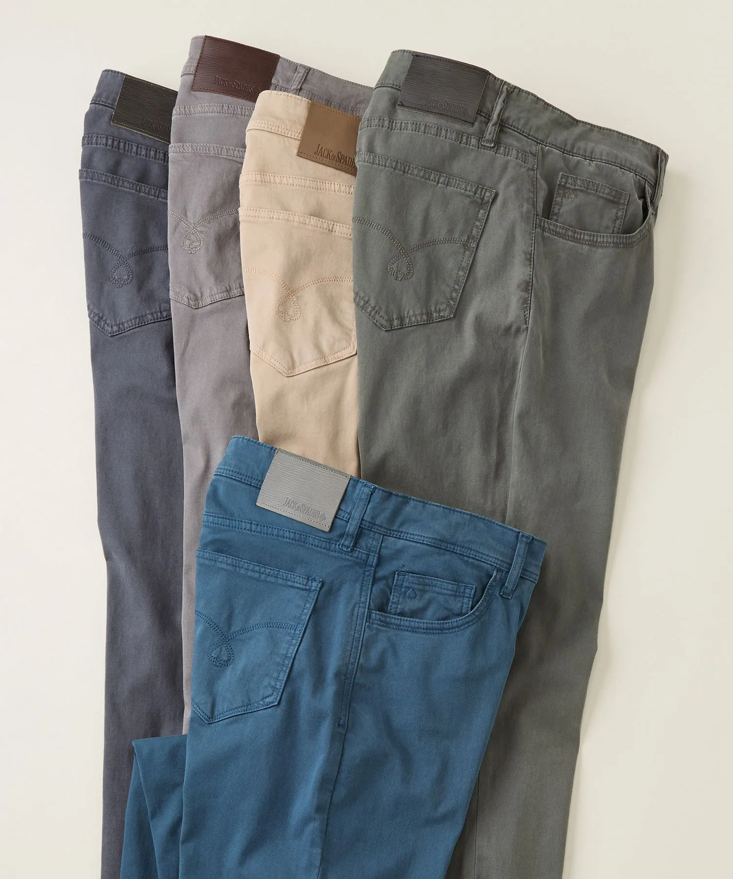 Jack of Spades Sateen 5-Pocket Pant