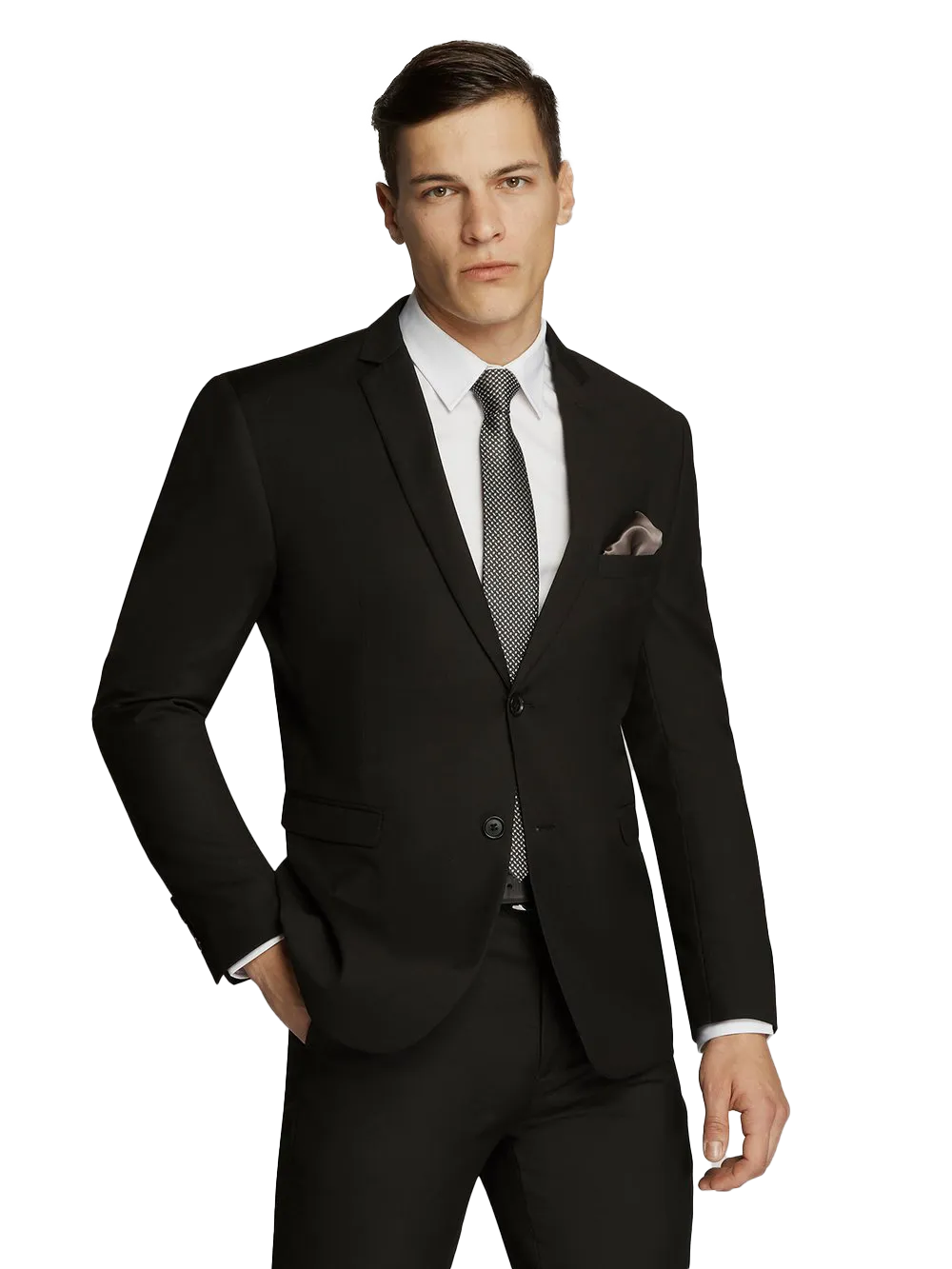 Jasper Classic Fit Fit 2 Button Plain Suit