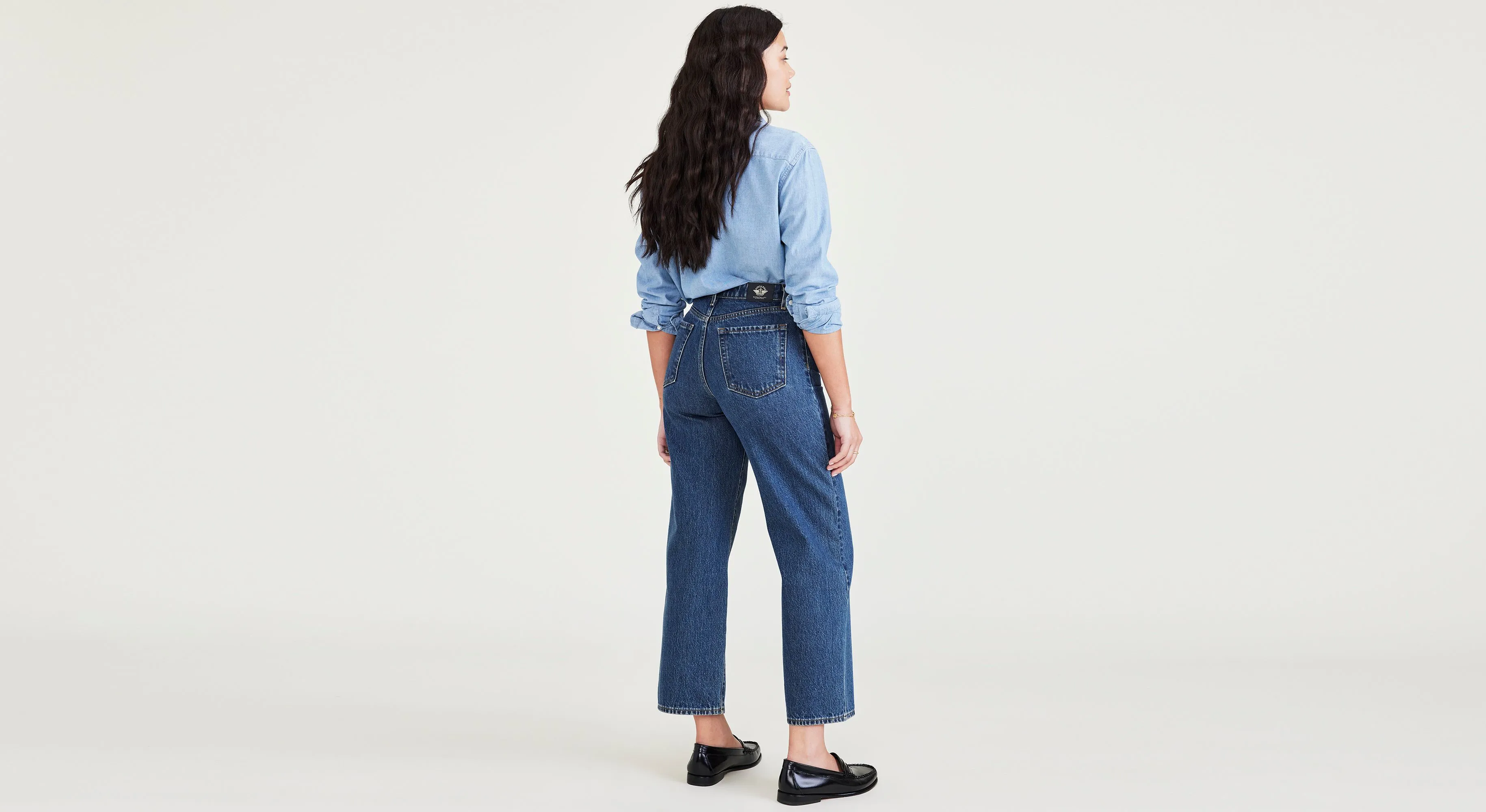 Jean Cut Pants, High Straight Fit