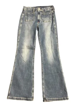 Jeans Flared By Gap In Blue Denim, Size: 6