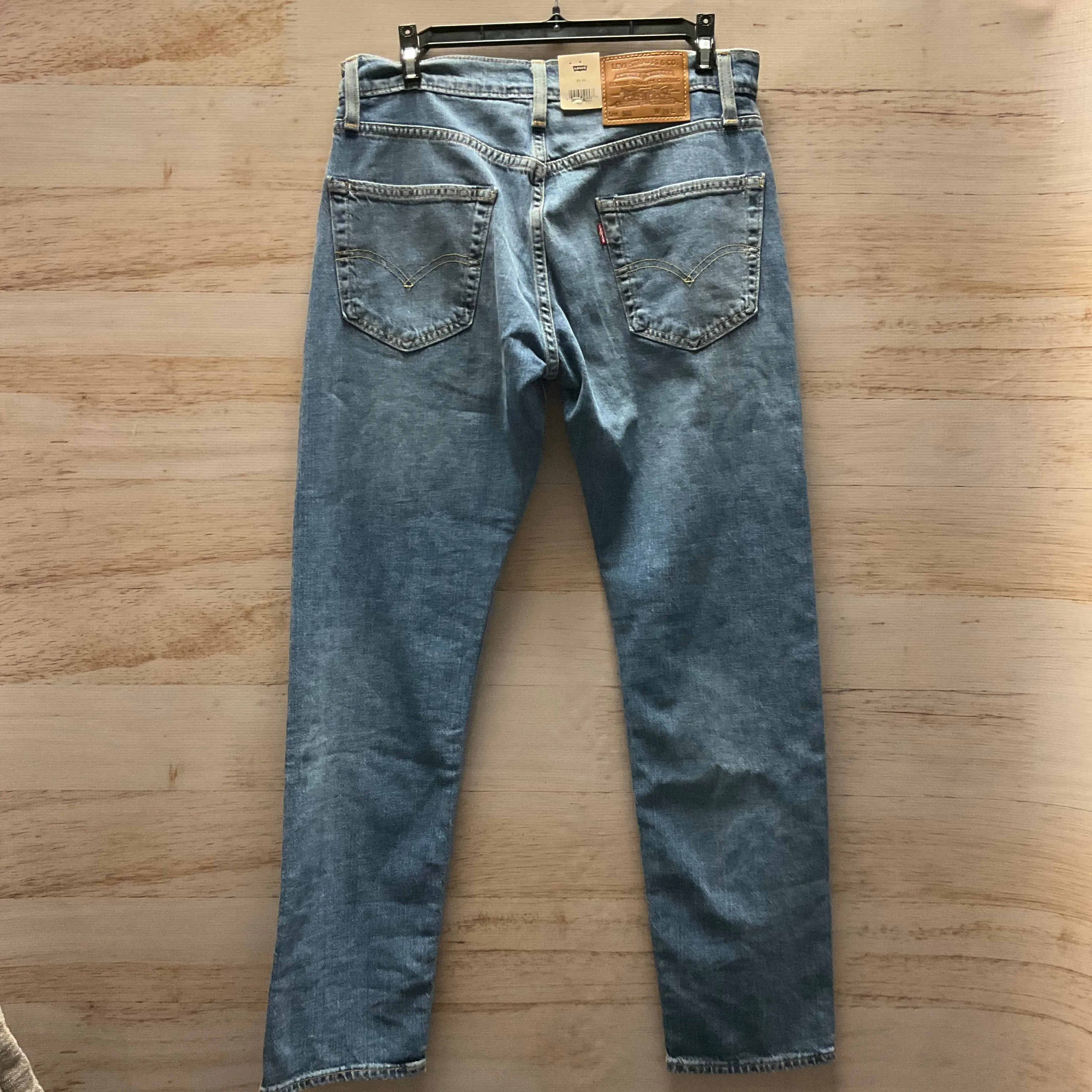 Jeans Straight By Levis In Blue Denim, Size: 6