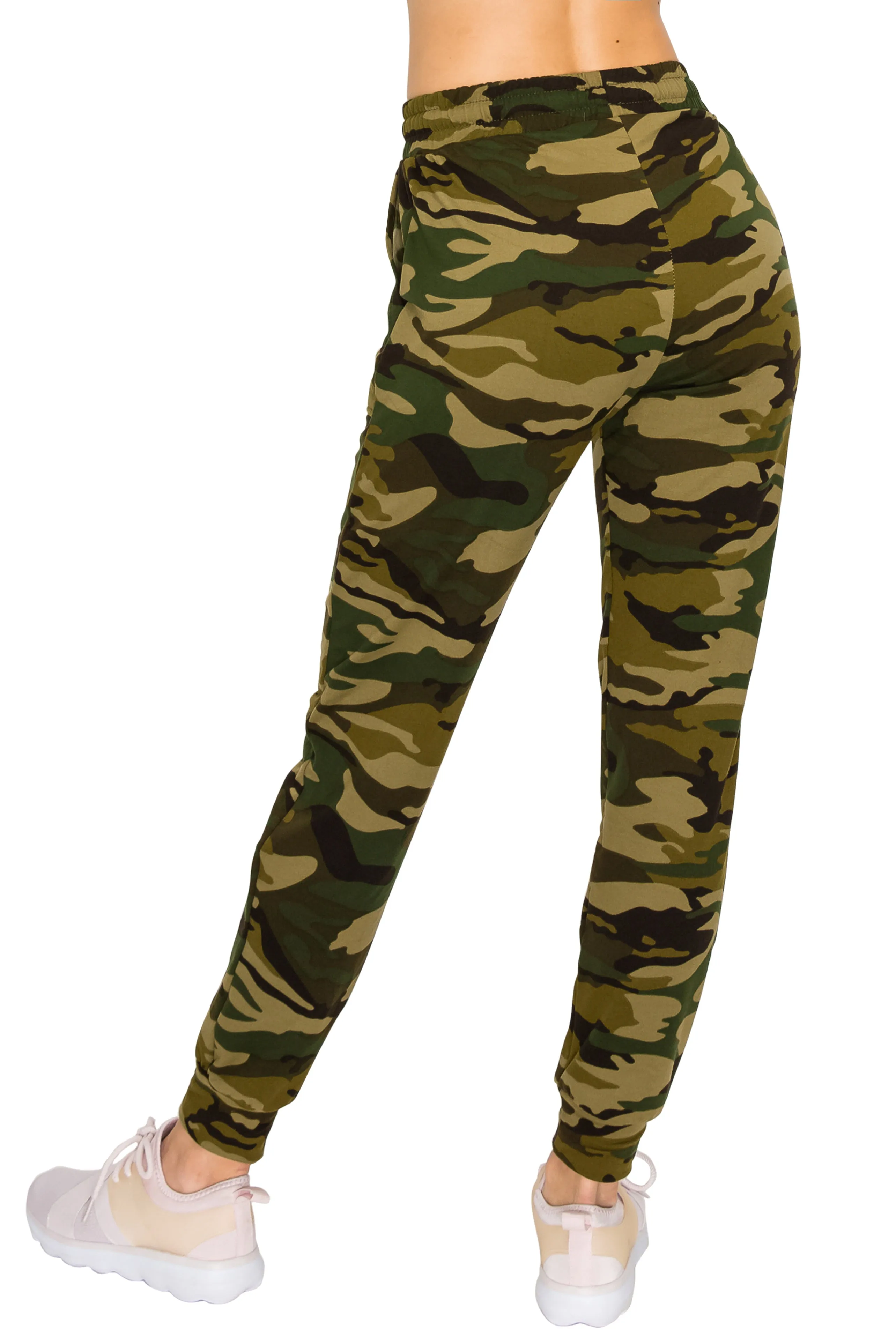 Jogger Sweatpants - Fleece Lined w/ Pockets - Print Designs