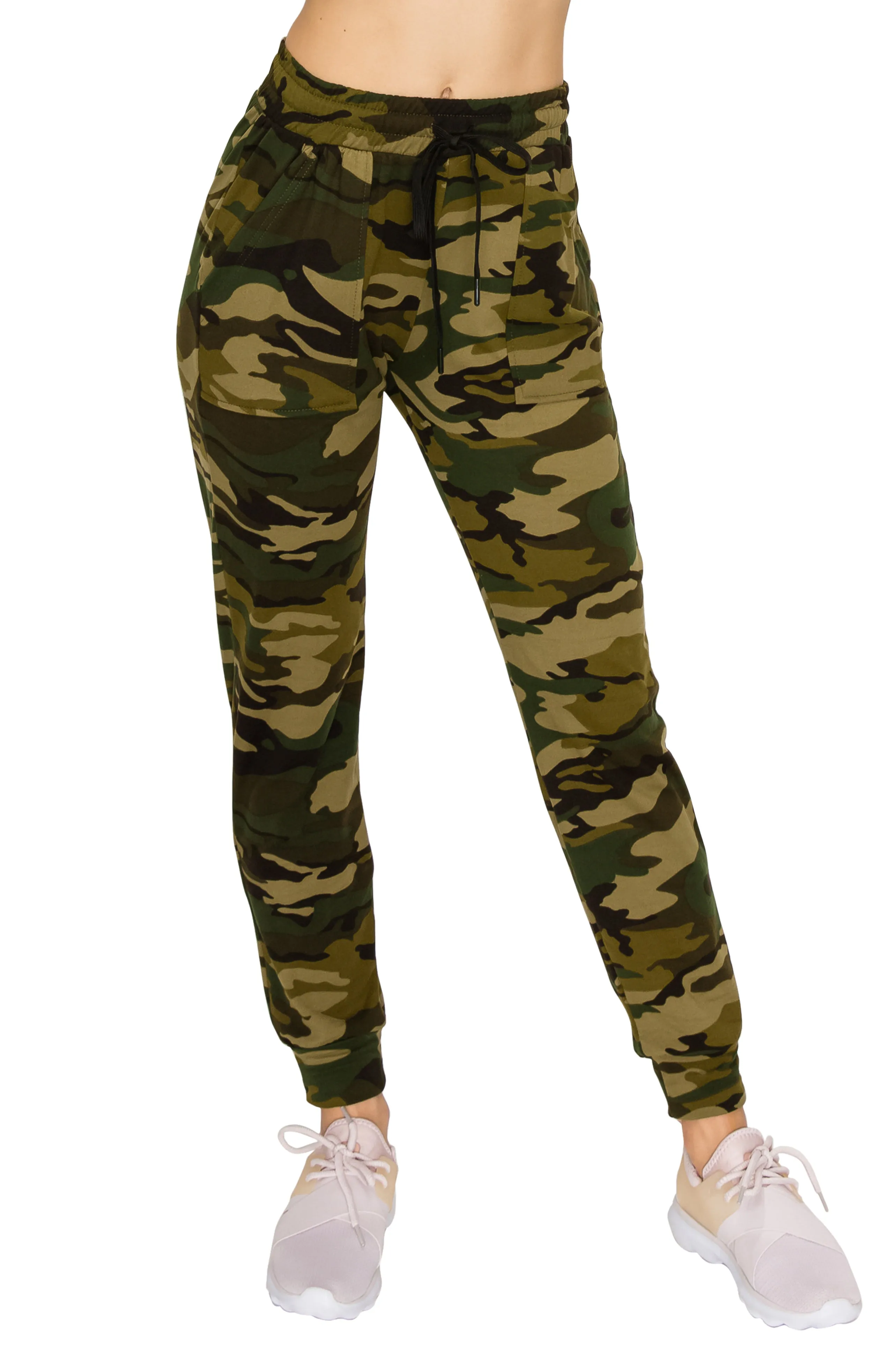 Jogger Sweatpants - Fleece Lined w/ Pockets - Print Designs