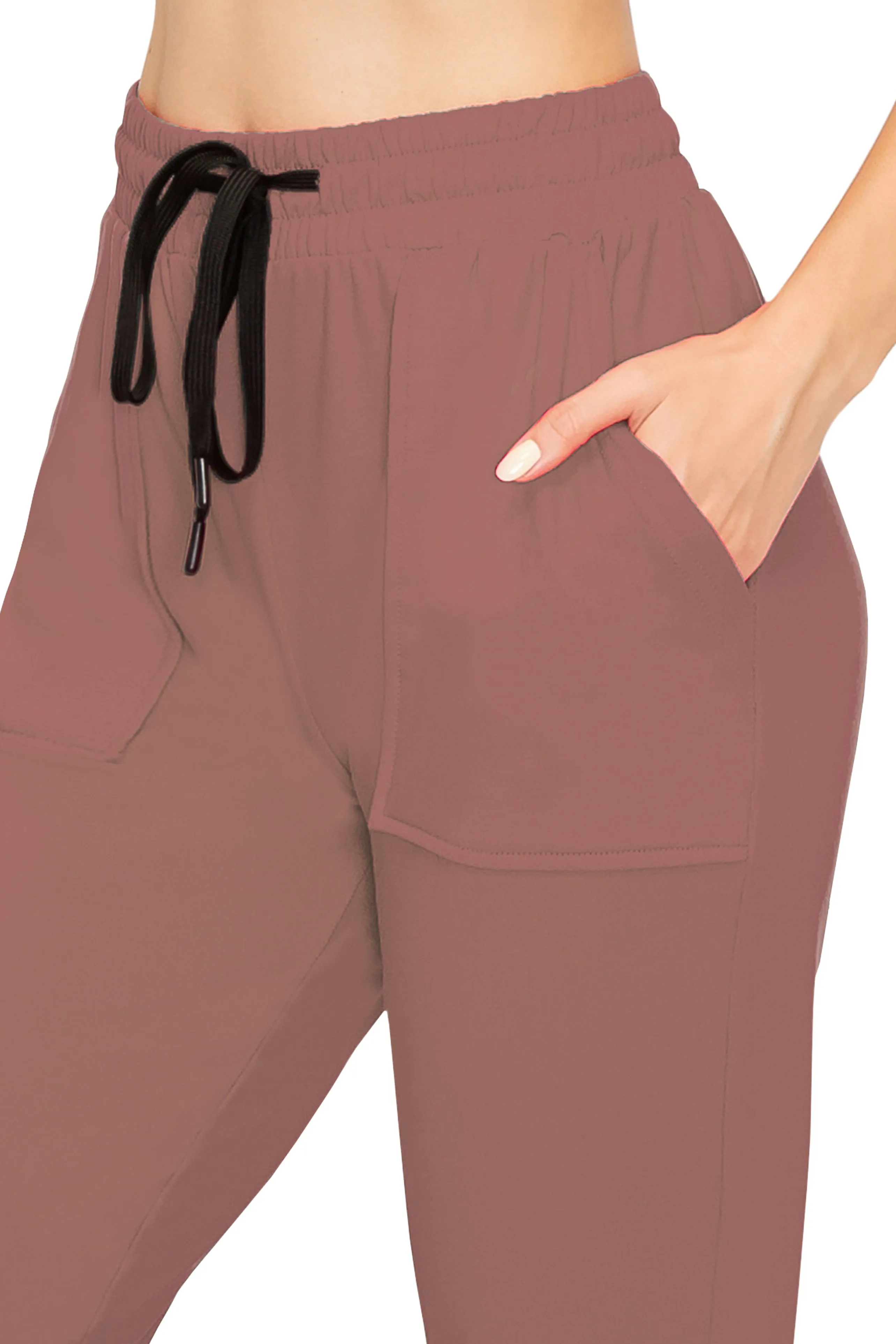 Jogger Sweatpants - Fleece Lined w/ Pockets - Solid Colors