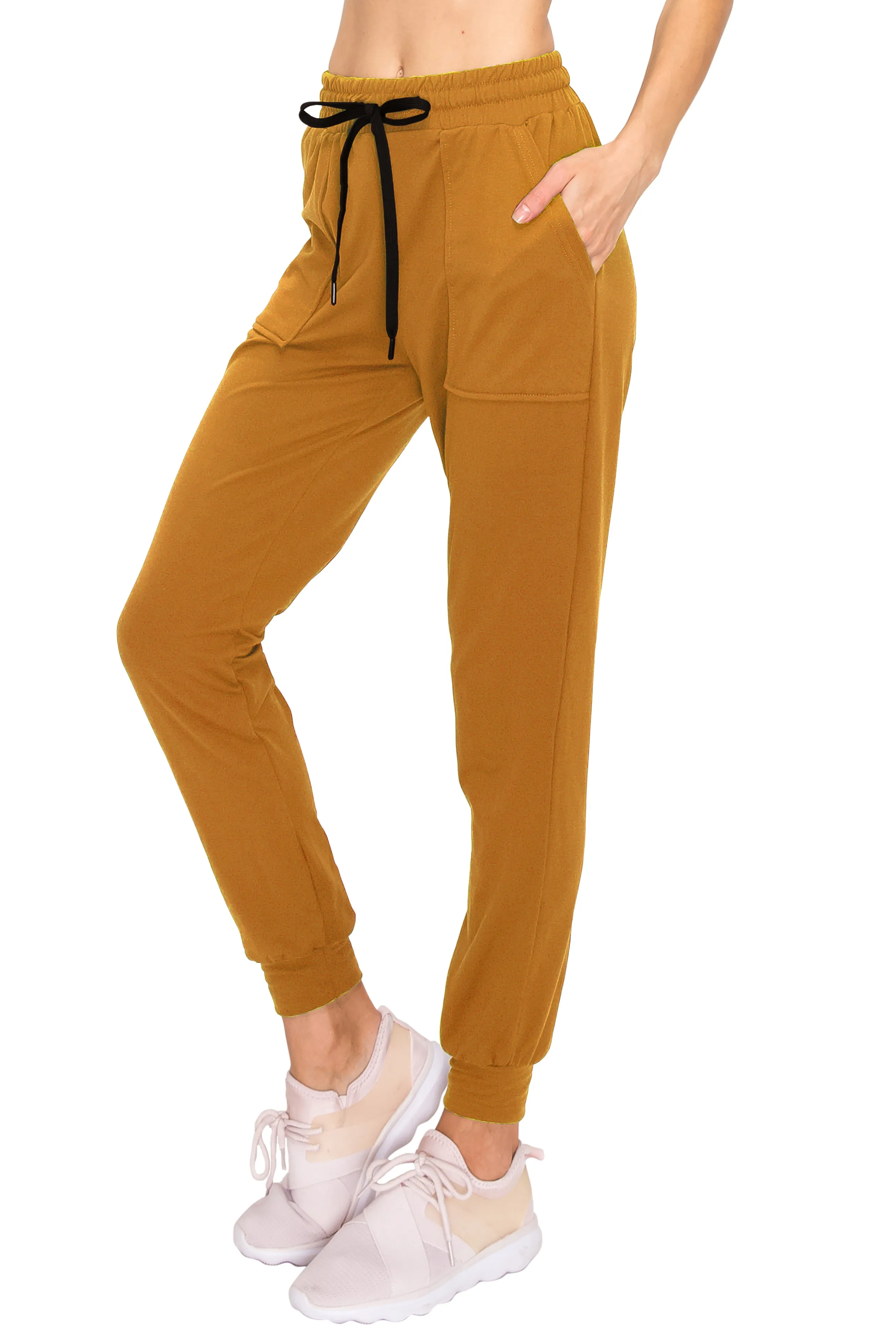 Jogger Sweatpants - Fleece Lined w/ Pockets - Solid Colors