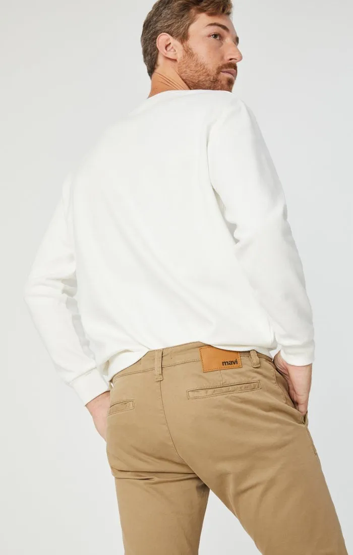 JOHNNY BRITISH KHAKI TWILL PANTS