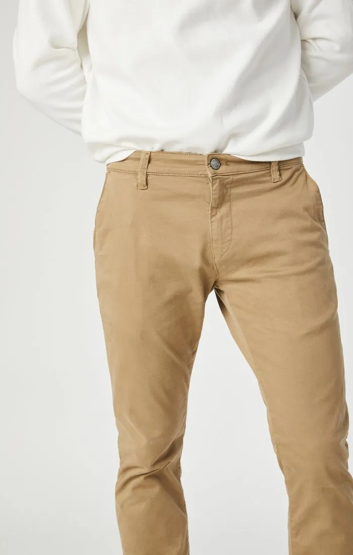 JOHNNY BRITISH KHAKI TWILL PANTS