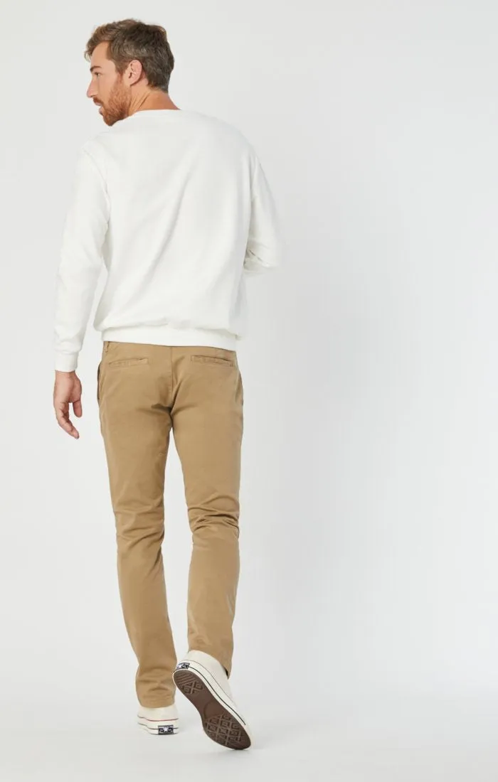 JOHNNY BRITISH KHAKI TWILL PANTS