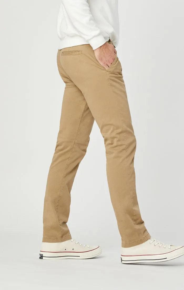 JOHNNY BRITISH KHAKI TWILL PANTS