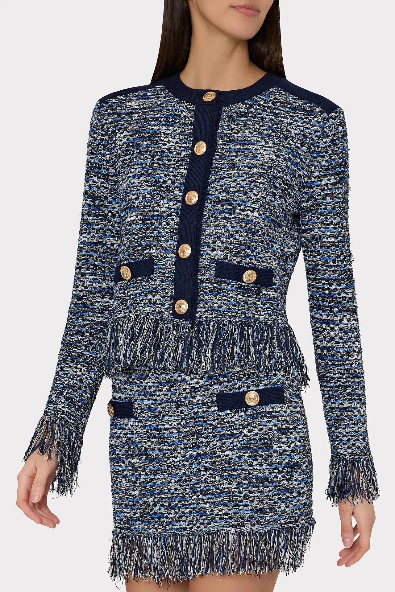 Kaia Textured Knit Cardigan Jacket