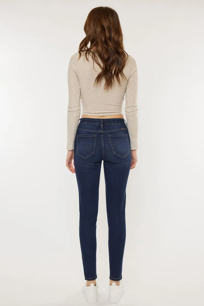 KanCan Gemma High Rise Elastic Waist Skinny Jeans