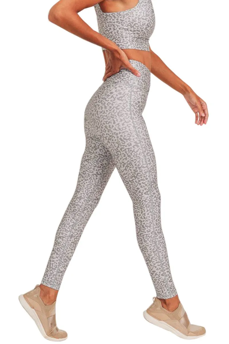 Leopard Foil High-Waisted Leggings