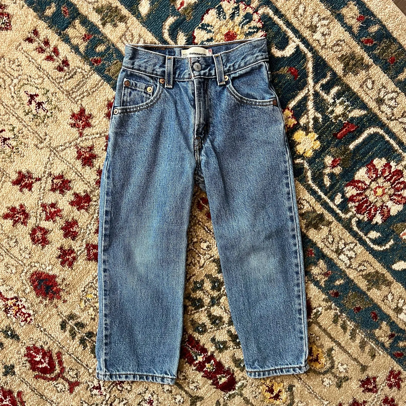 Levi's 550 Relaxed Fit Blue Jeans 5T