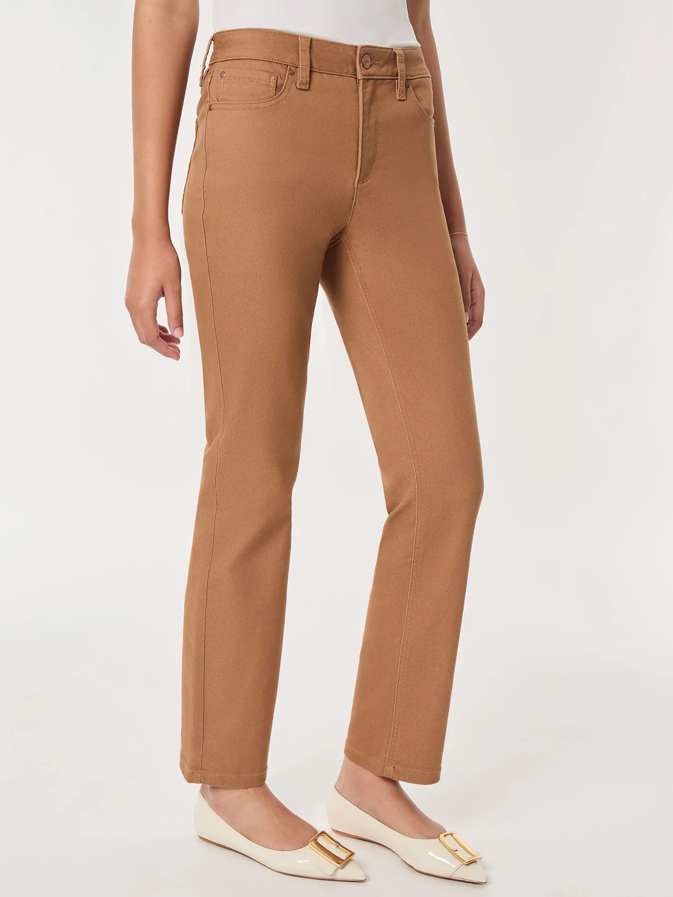 Lexington Straight Leg Jeans, Caramel