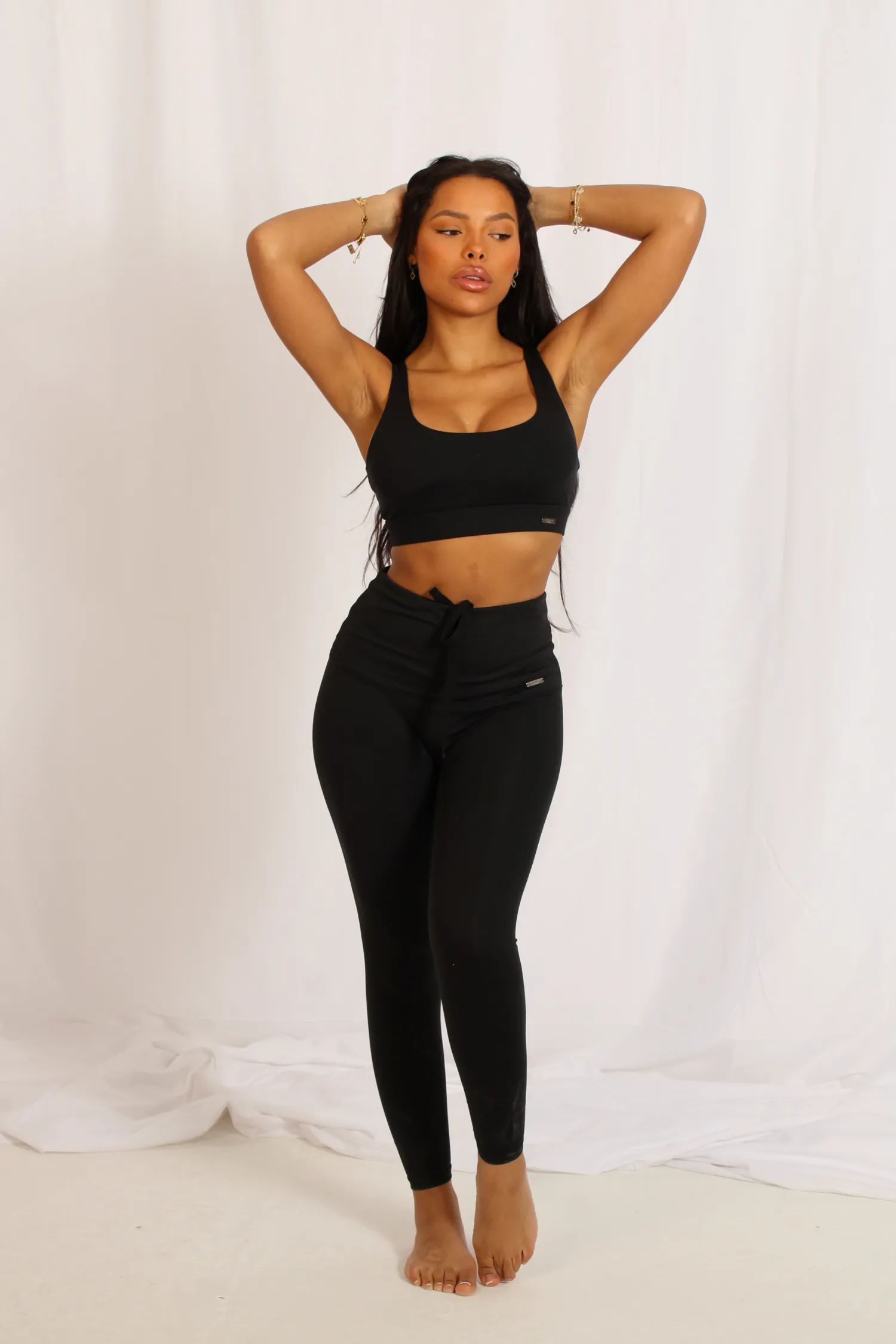 Lifestyle High Waisted Leggings Matte Black