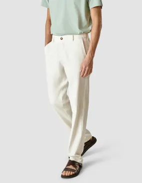 Linen Pants Relaxed Fit Off White