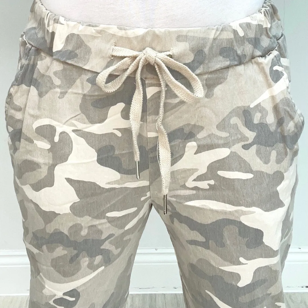 Magic Camo Trousers - Stone