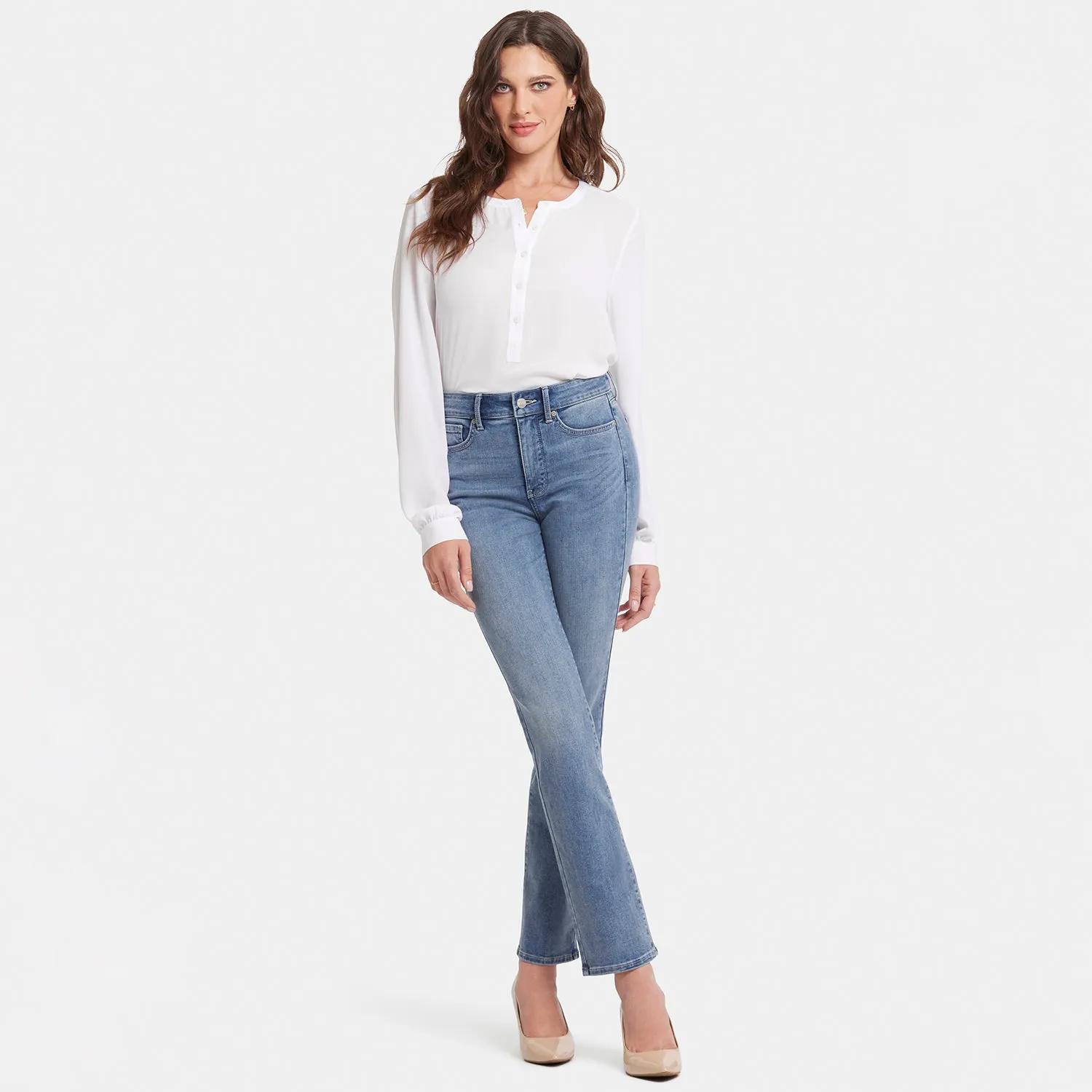 Marilyn Straight Jeans In Petite  - Hayden Valley