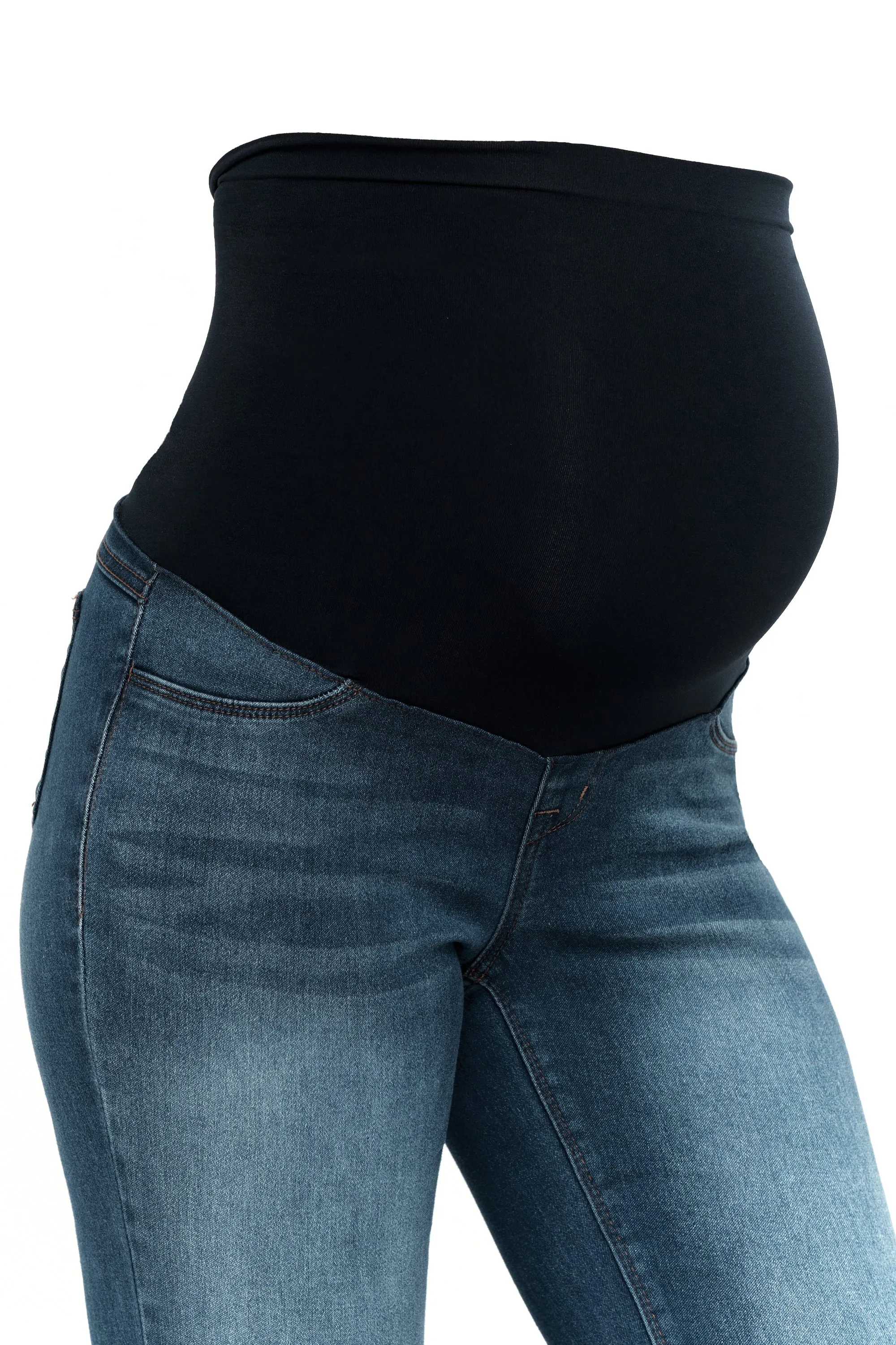 Maternity Butter Skinny w/ Bellyband in Ziggy