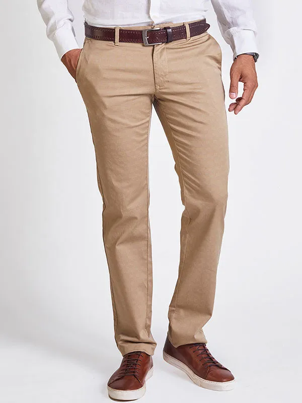 Men Brooklyn Fit Cotton Stretch Trouser