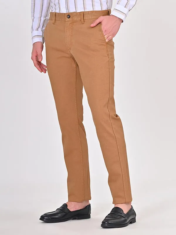 Men Brooklyn Fit Cotton Stretch Trouser