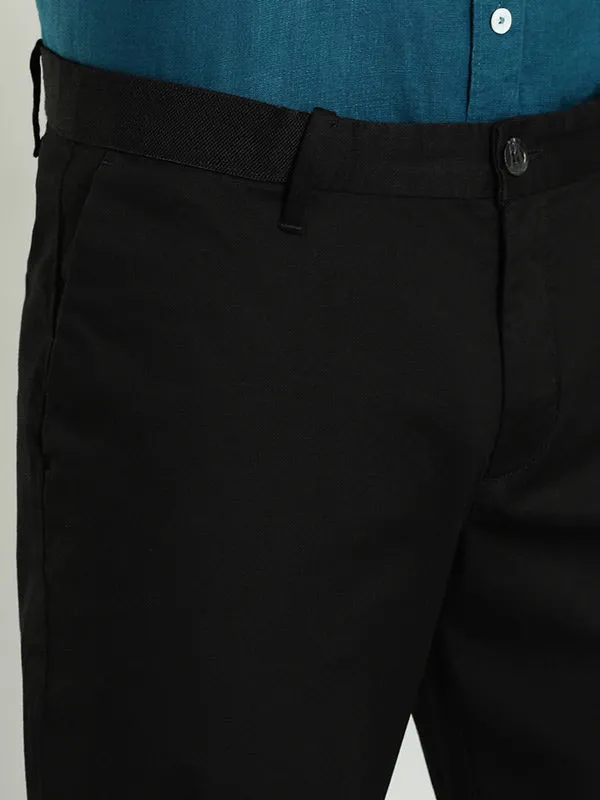 Men Kansas Fit Cotton Stretch Trouser