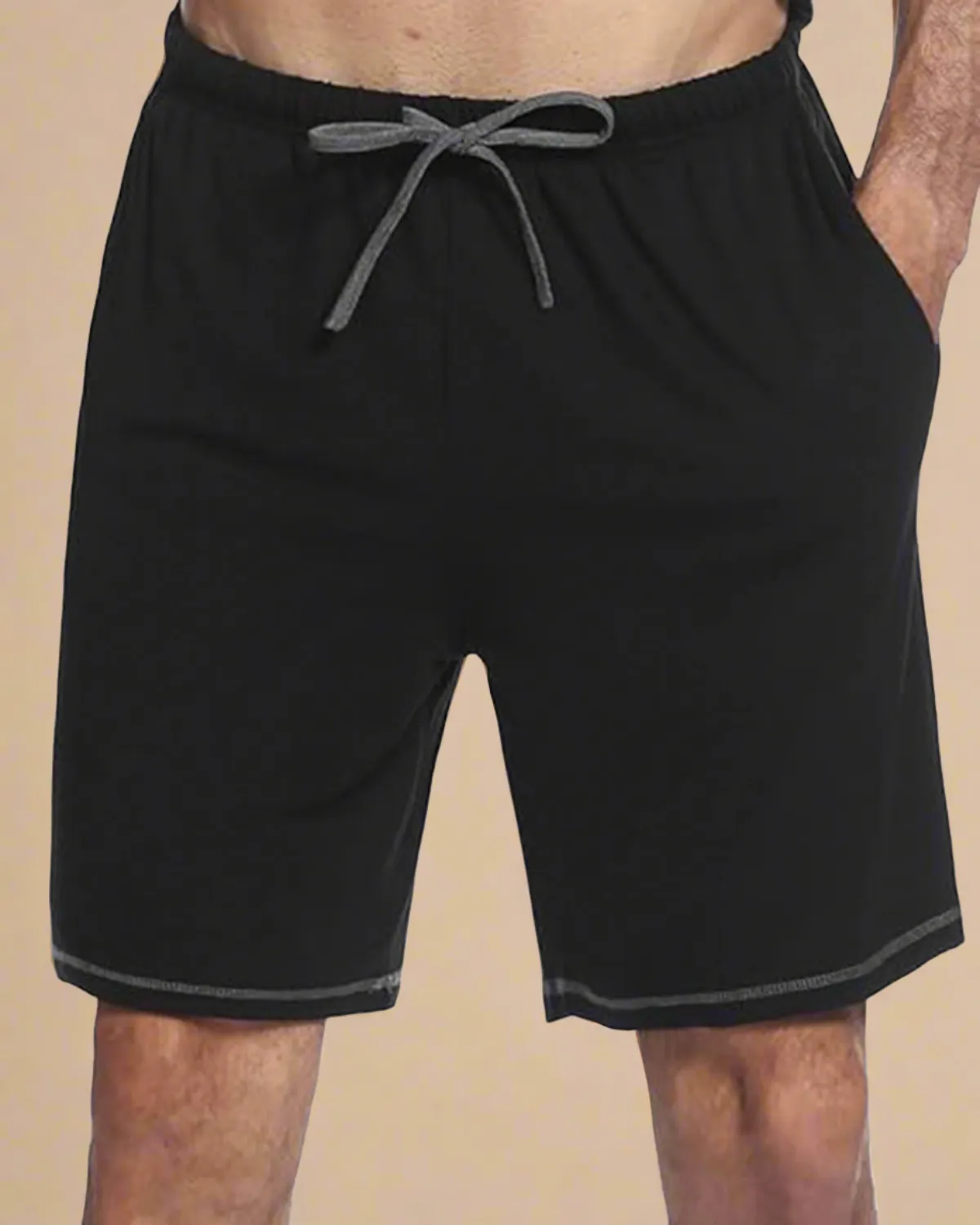 Men V-Neck T-shirt and Shorts Pyjamas