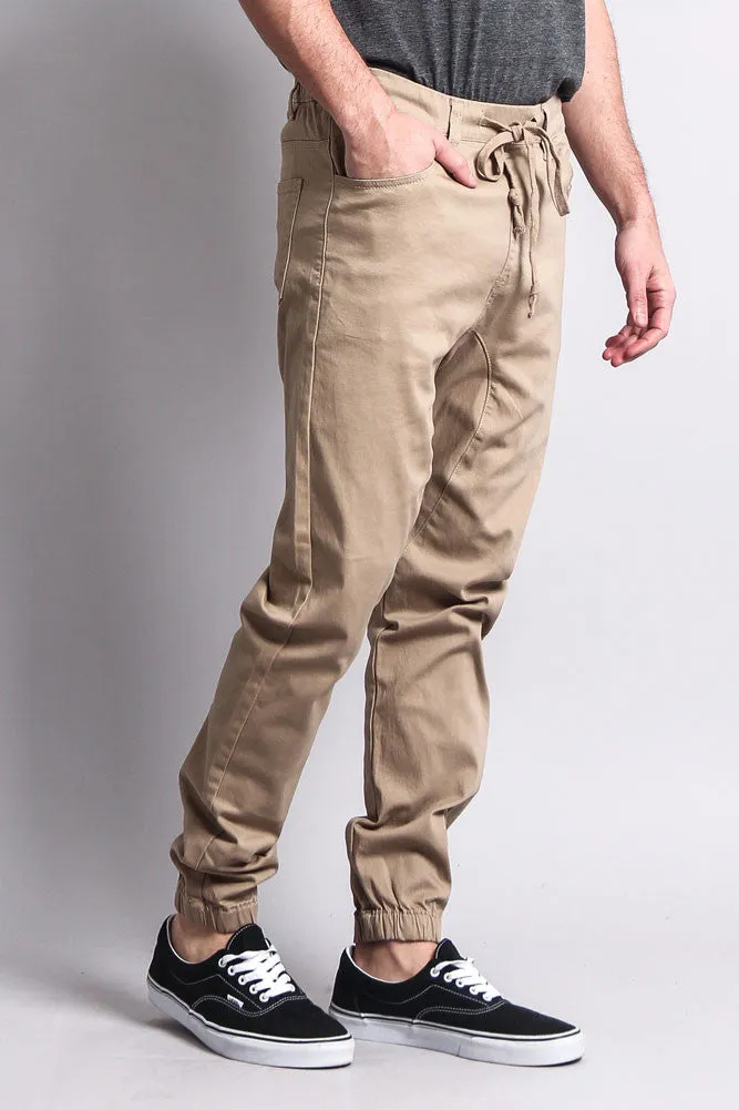 Men's Jogger Twill Pants (Khaki)