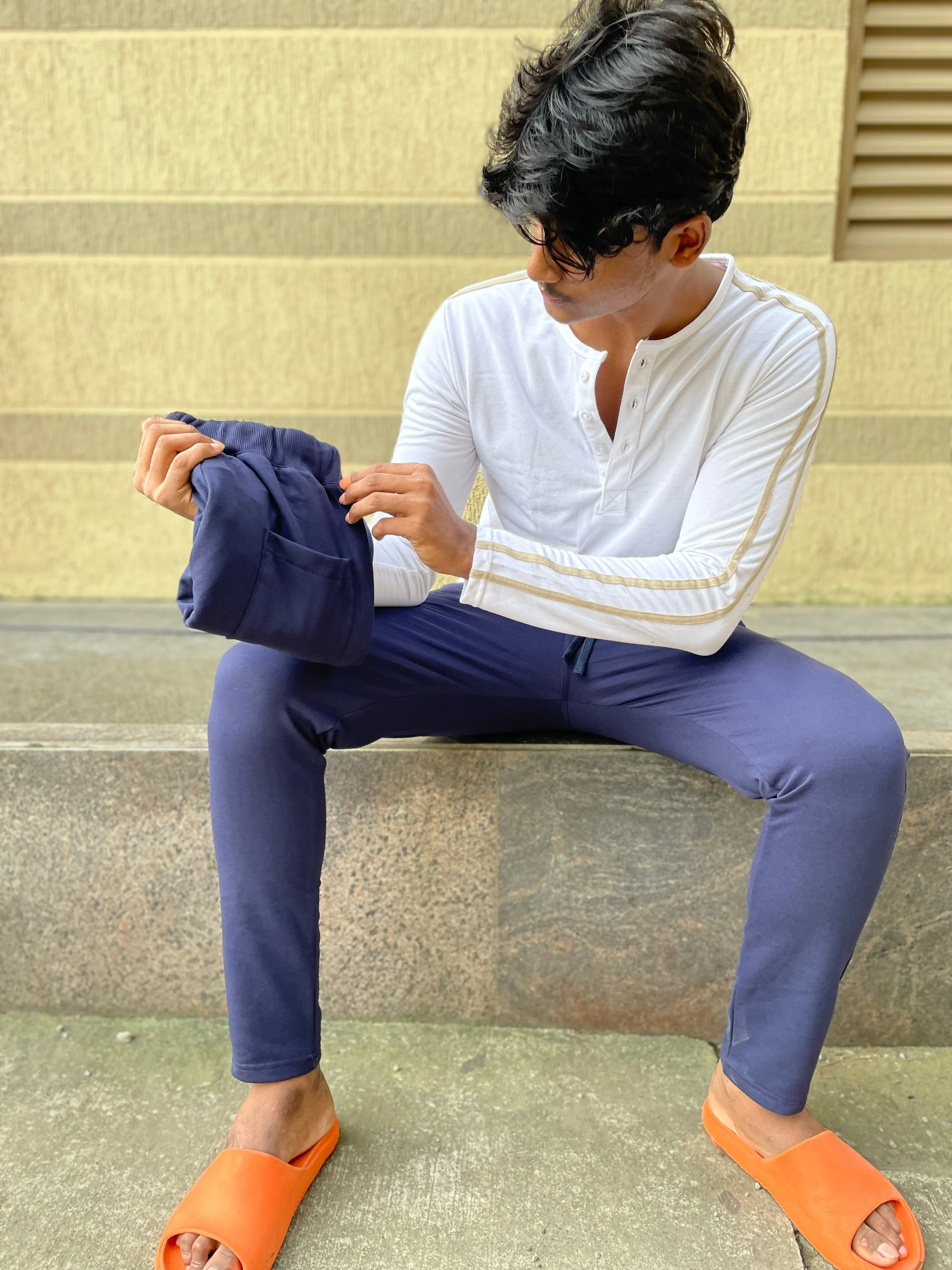 Navy Track-Pant