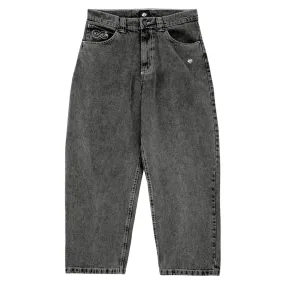 OG denim stitch pants - Distressed black